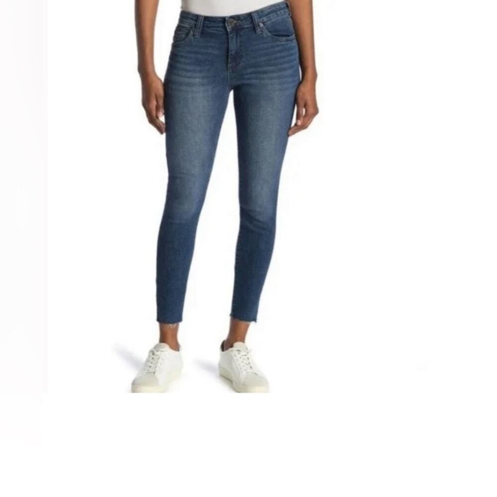Kut from the Kloth Connie High Rise Ankle Skinny Jeans SZ 20 W Medium Wash